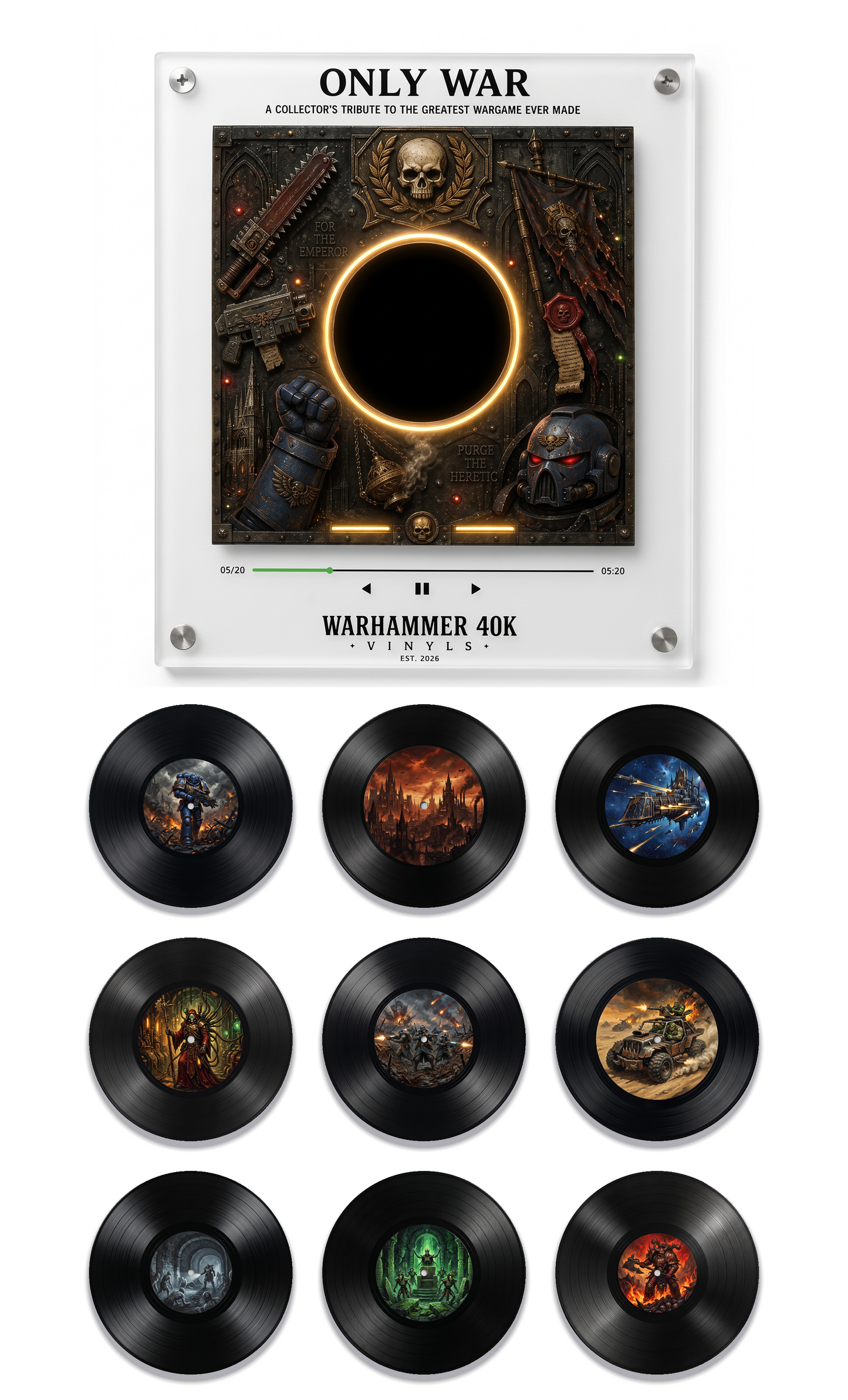 WARHAMMER 40K MAGNETIC VINYL SET