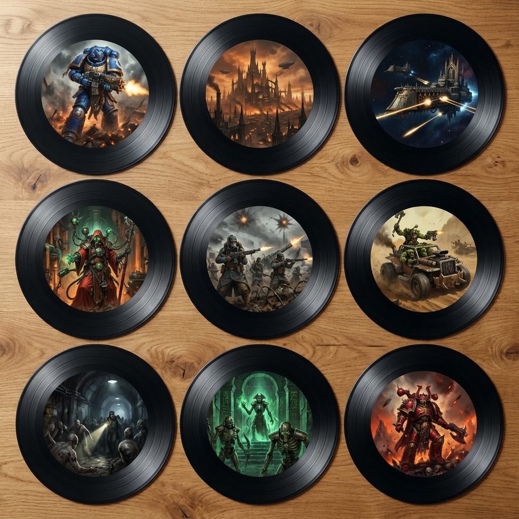 WARHAMMER 40K MAGNETIC VINYL SET